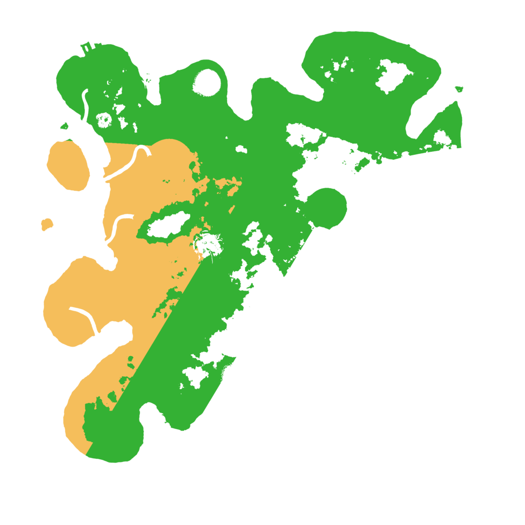 Biome Rust Map: Procedural Map, Size: 3500, Seed: 1901173480