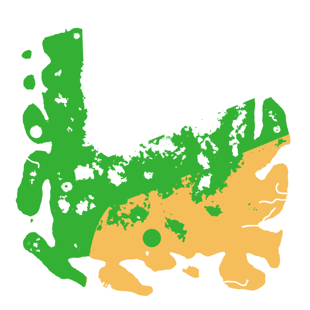 Biome Rust Map: Procedural Map, Size: 4500, Seed: 3939493