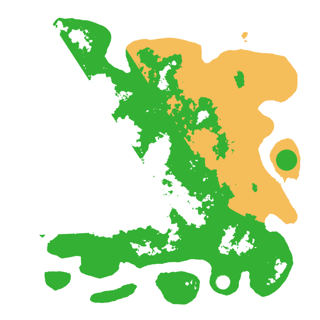 Biome Rust Map: Barren, Size: 4000, Seed: 1434601229