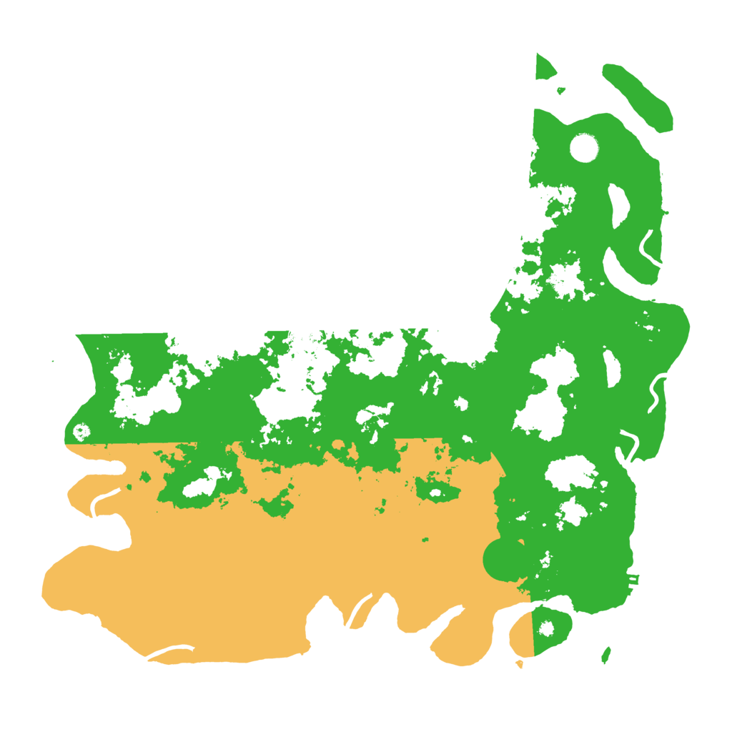 Biome Rust Map: Procedural Map, Size: 4500, Seed: 558777241