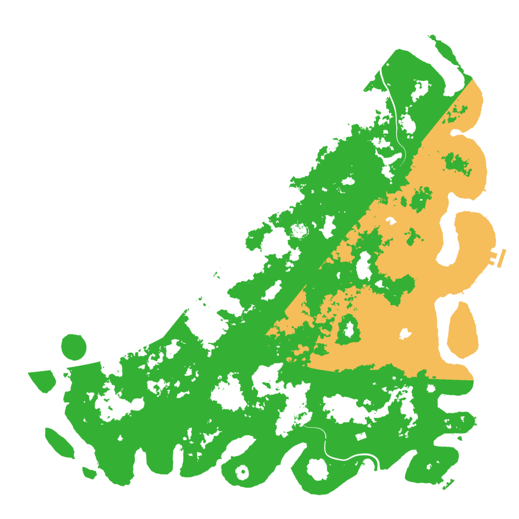 Biome Rust Map: Procedural Map, Size: 5500, Seed: 1305493376