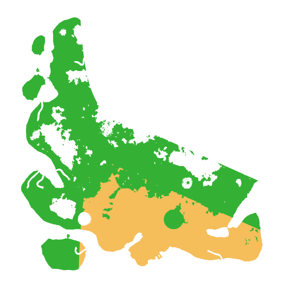 Biome Rust Map: Procedural Map, Size: 4000, Seed: 122687651