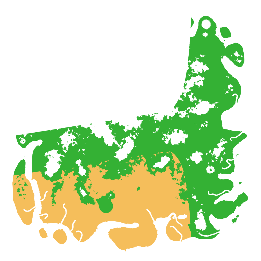 Biome Rust Map: Procedural Map, Size: 5000, Seed: 2030618123