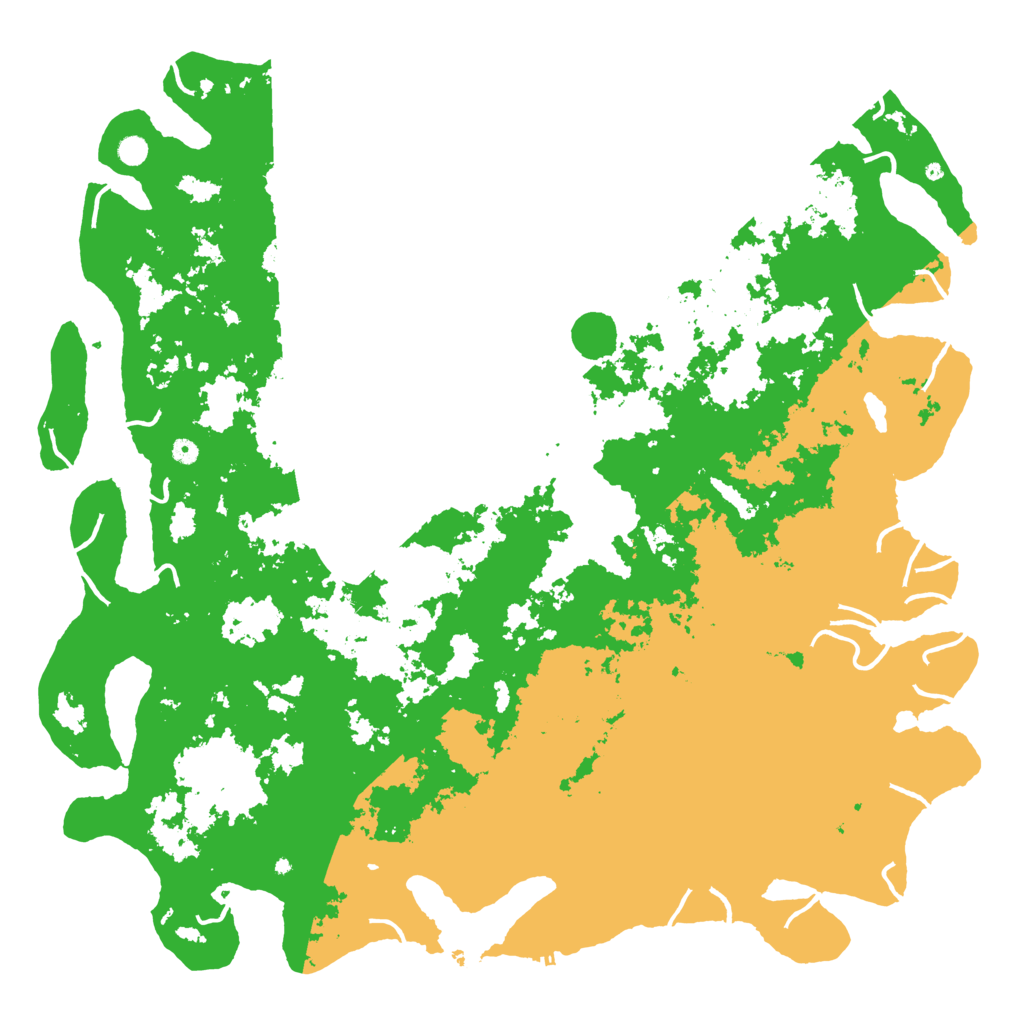 Biome Rust Map: Procedural Map, Size: 6000, Seed: 1491357741