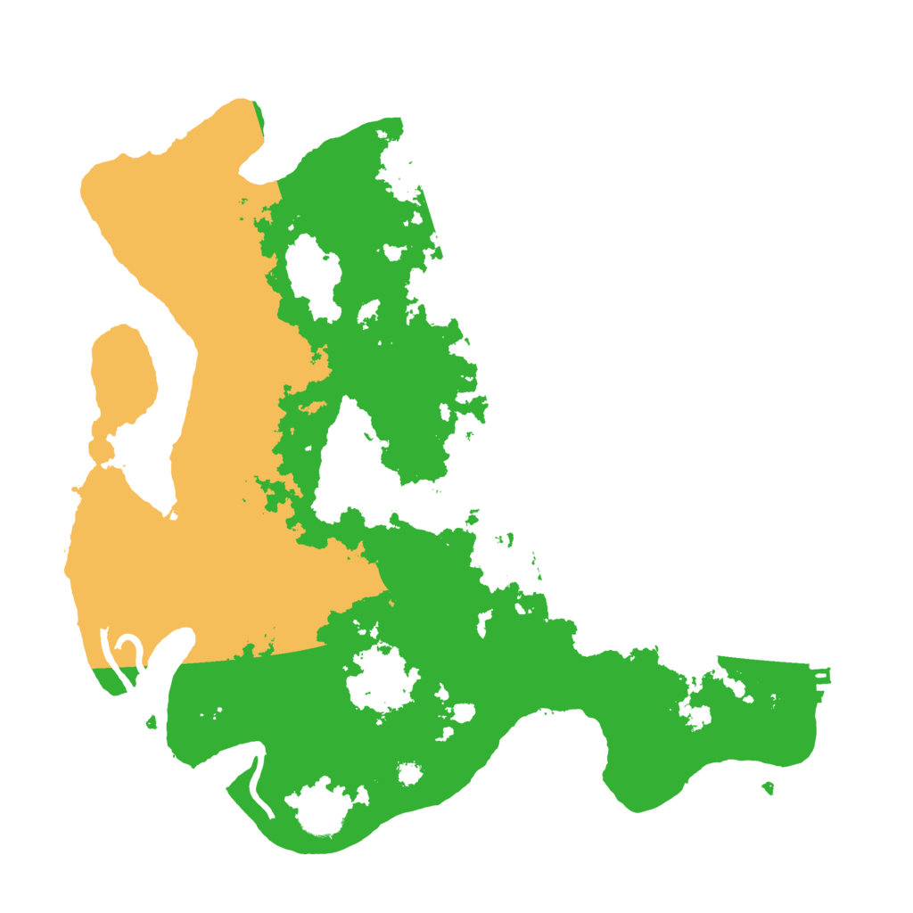Biome Rust Map: Procedural Map, Size: 3500, Seed: 20667