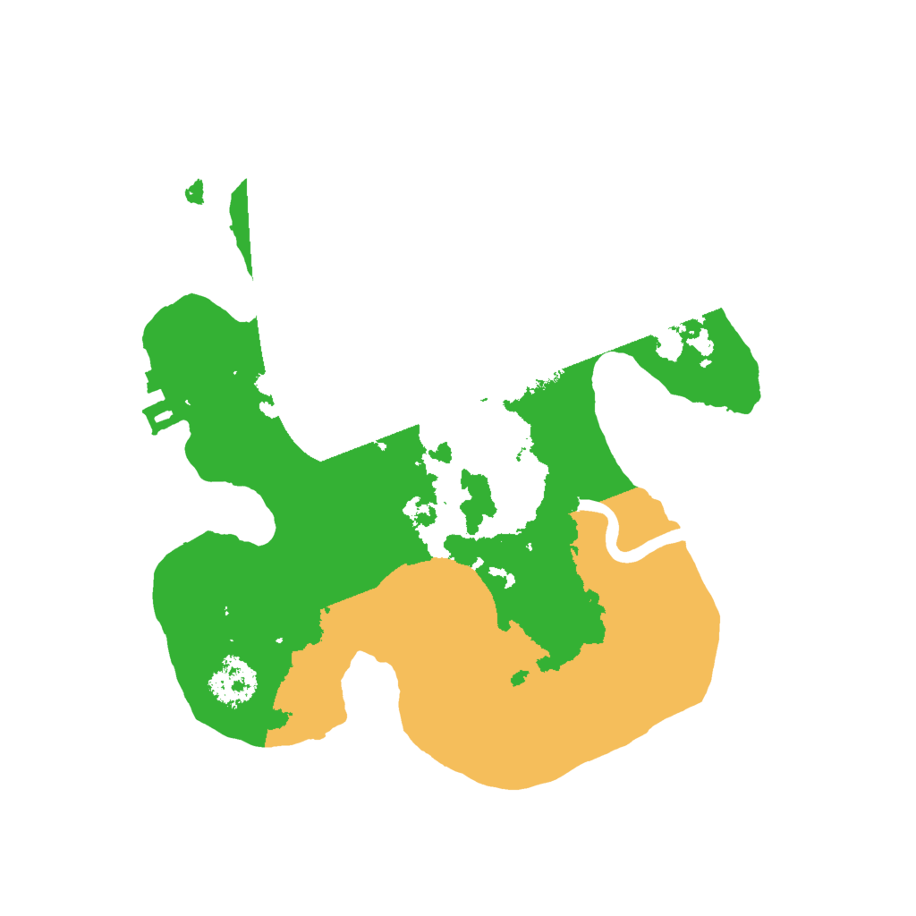 Biome Rust Map: Procedural Map, Size: 2000, Seed: 245624332