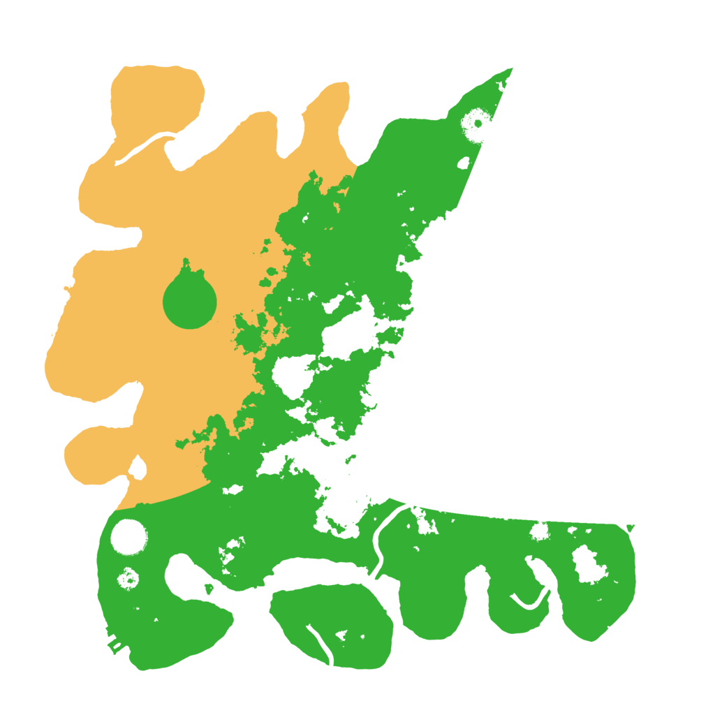 Biome Rust Map: Procedural Map, Size: 3500, Seed: 841250643