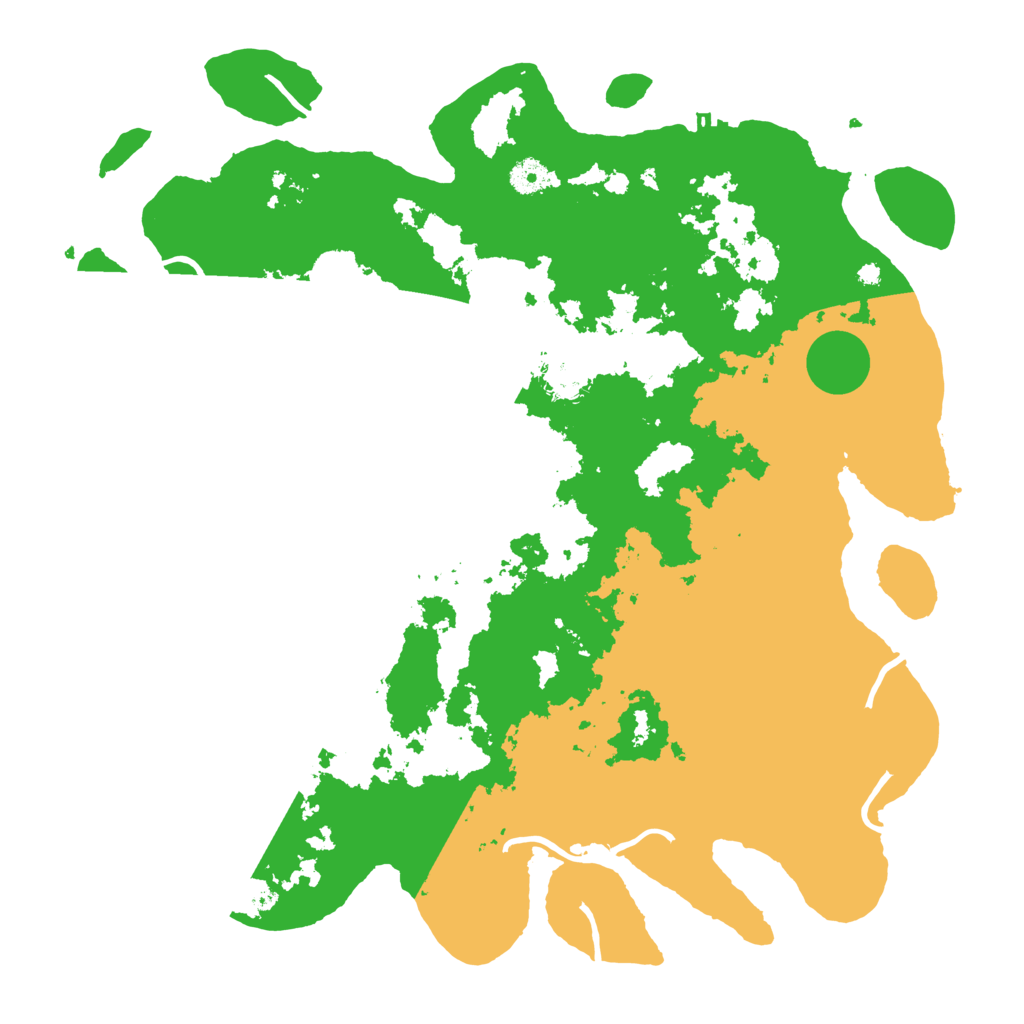 Biome Rust Map: Procedural Map, Size: 4250, Seed: 51391263