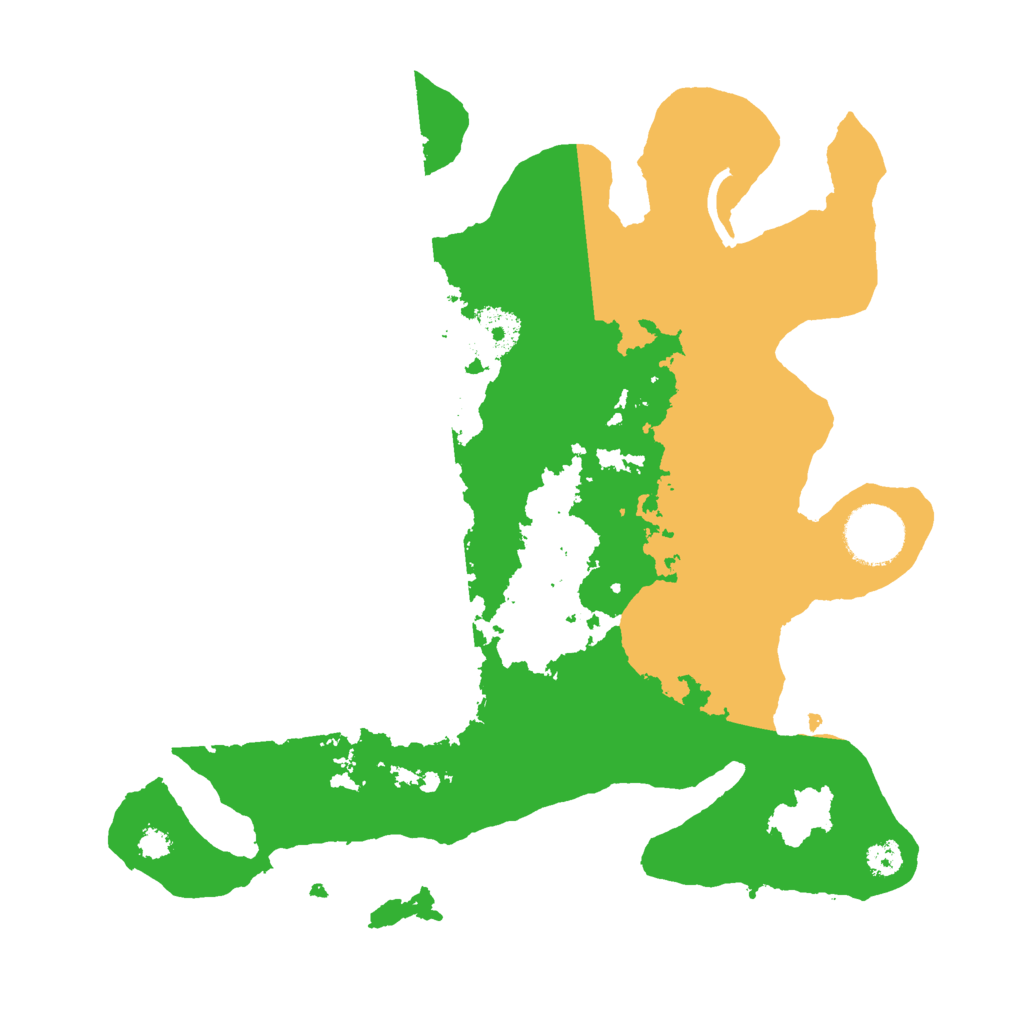 Biome Rust Map: Procedural Map, Size: 3000, Seed: 825376758