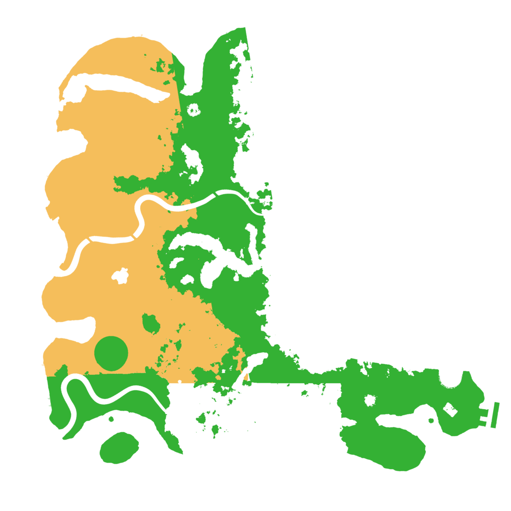 Biome Rust Map: Procedural Map, Size: 4000, Seed: 100049539