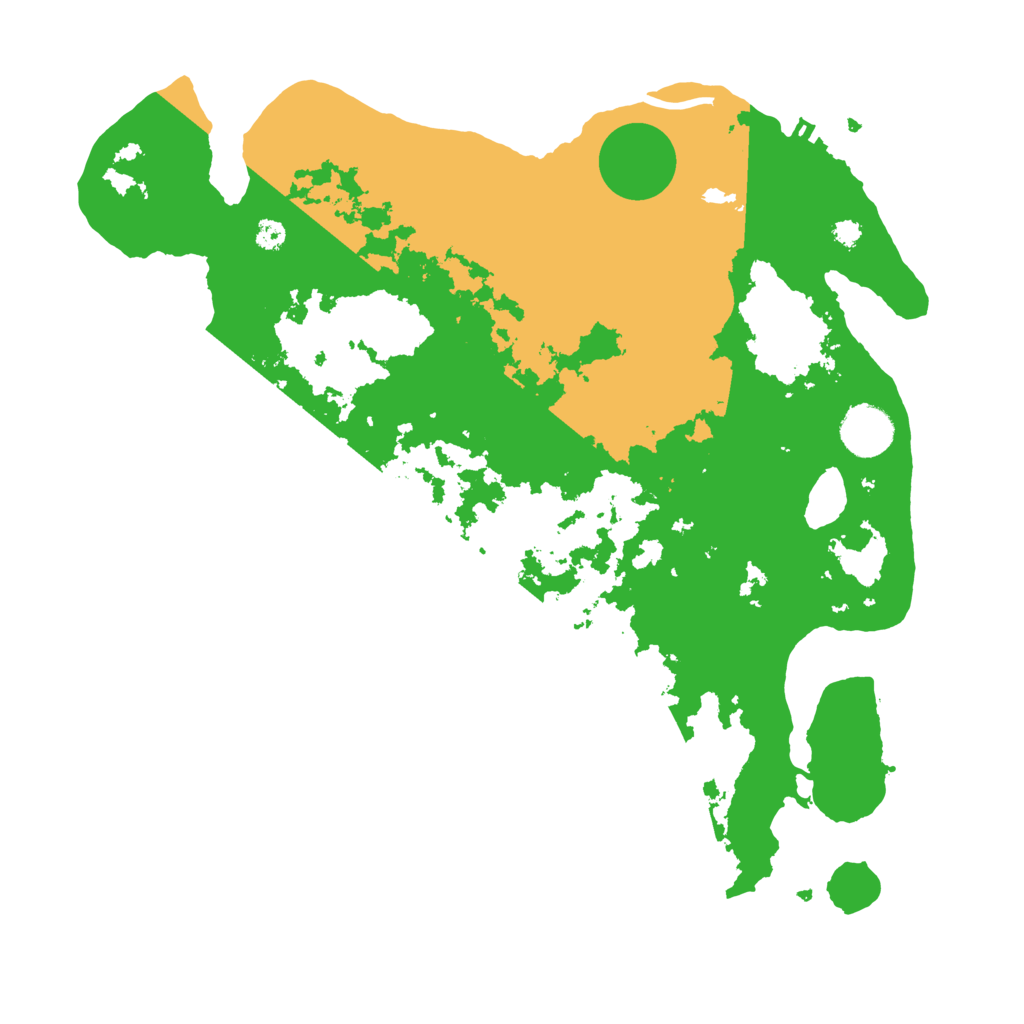 Biome Rust Map: Procedural Map, Size: 3500, Seed: 7248375