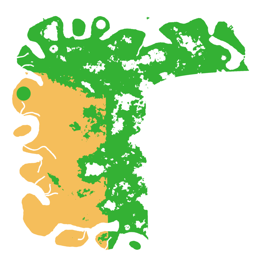 Biome Rust Map: Procedural Map, Size: 5000, Seed: 418225642