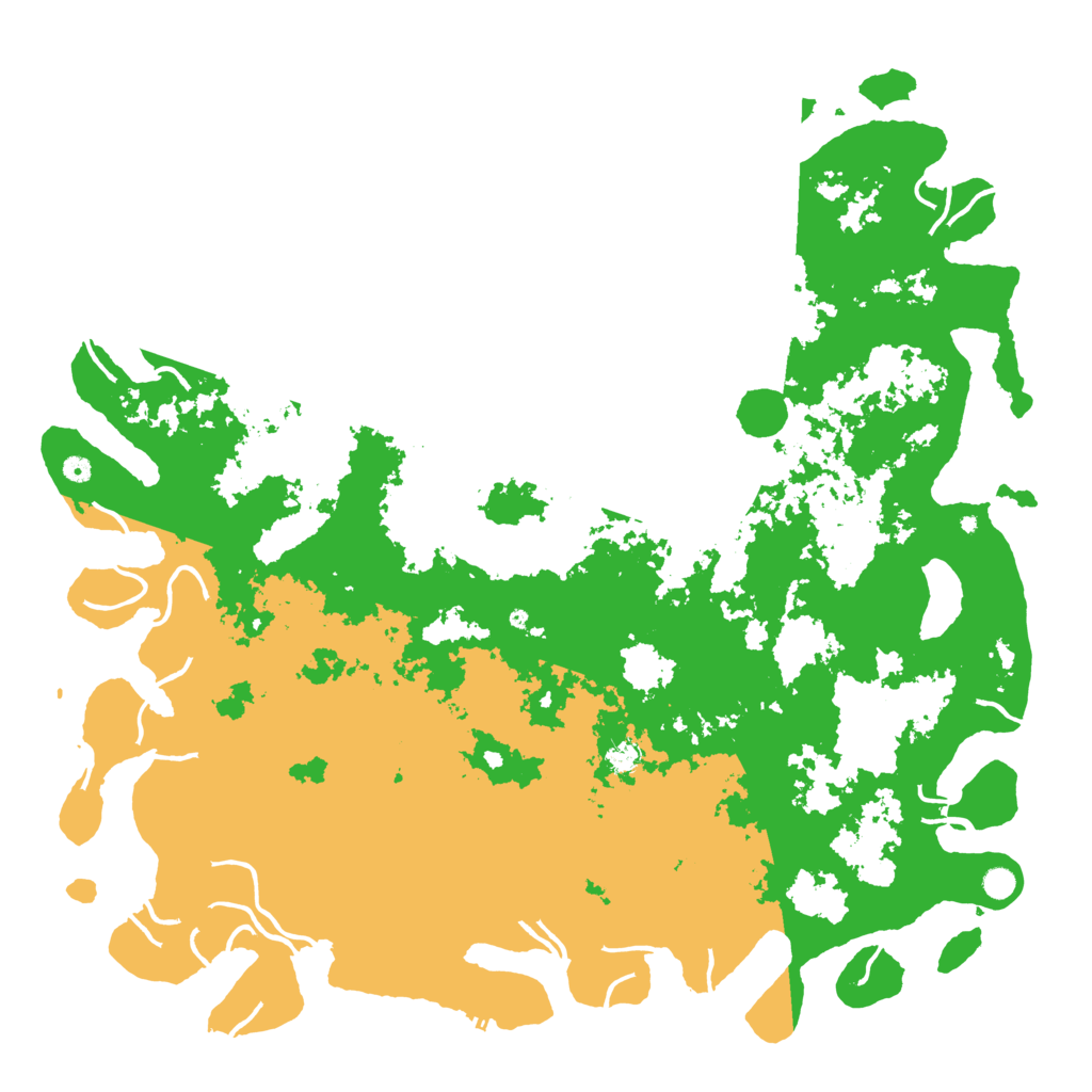Biome Rust Map: Procedural Map, Size: 6000, Seed: 89456