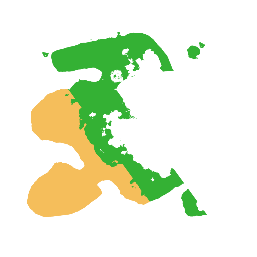 Biome Rust Map: Procedural Map, Size: 2150, Seed: 204172419
