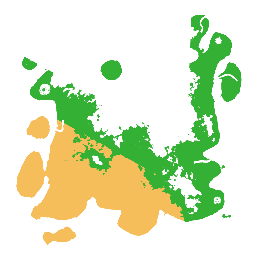 Biome Rust Map: Procedural Map, Size: 3500, Seed: 1236969661