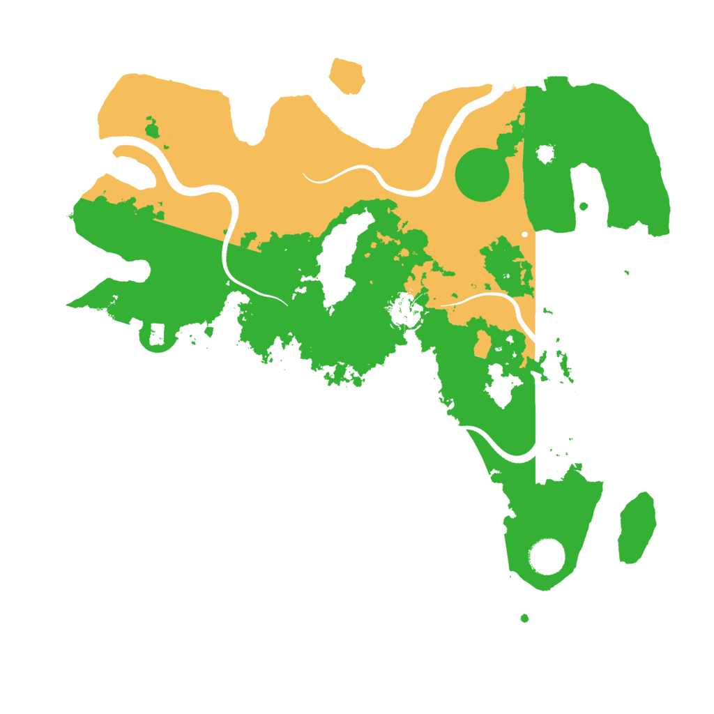 Biome Rust Map: Procedural Map, Size: 3500, Seed: 1699215970