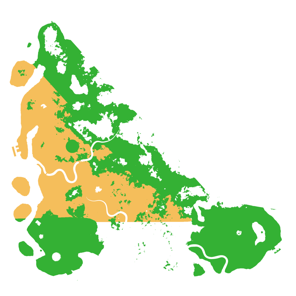 Biome Rust Map: Procedural Map, Size: 6000, Seed: 6589023