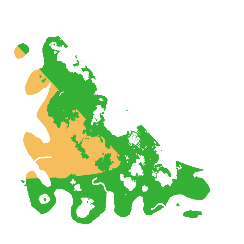 Biome Rust Map: Procedural Map, Size: 3500, Seed: 12932
