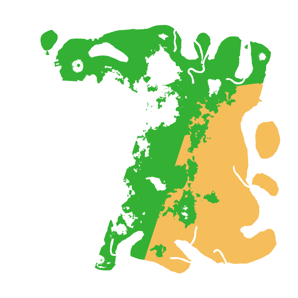 Biome Rust Map: Procedural Map, Size: 3700, Seed: 1661393304
