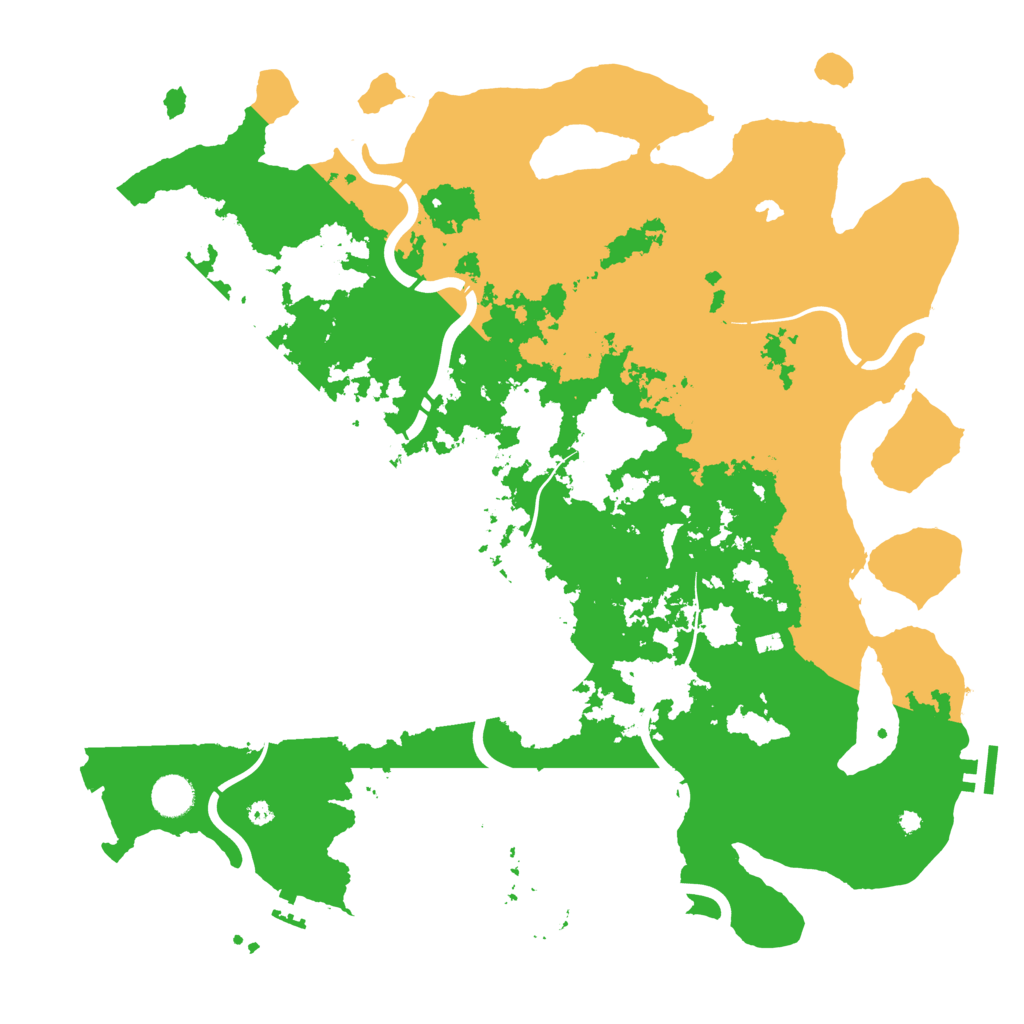 Biome Rust Map: Procedural Map, Size: 4250, Seed: 522549403