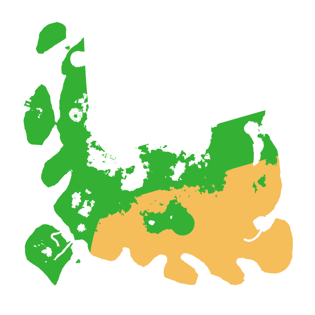 Biome Rust Map: Procedural Map, Size: 3500, Seed: 204800
