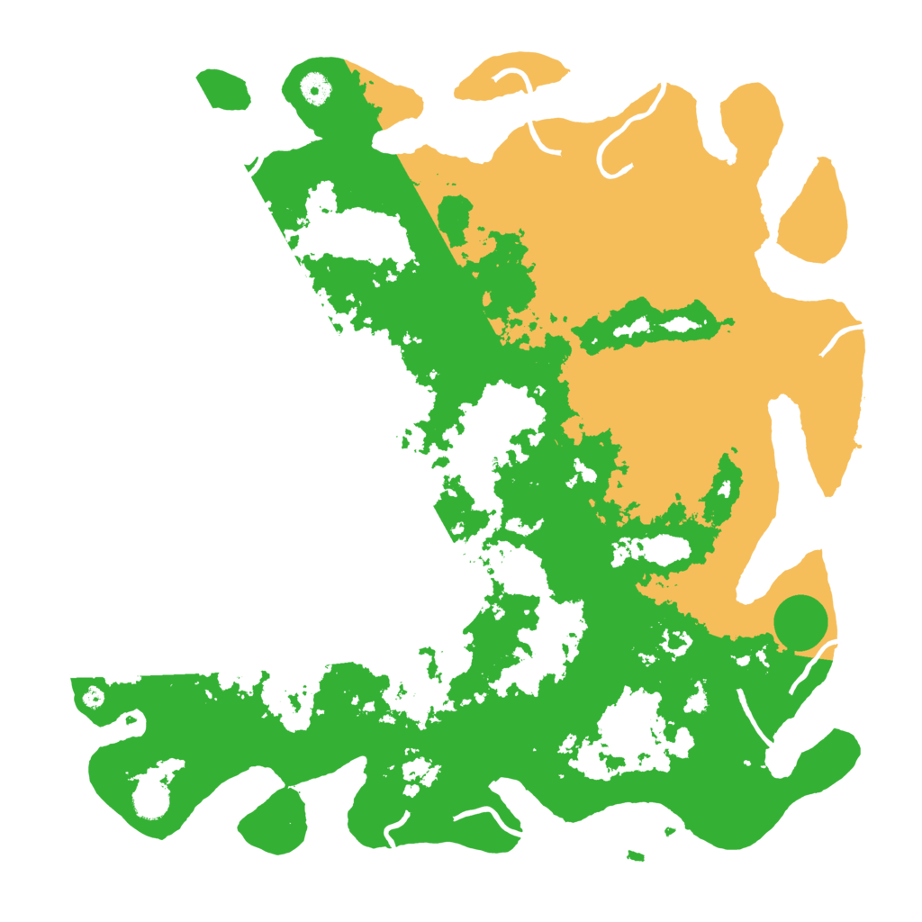 Biome Rust Map: Procedural Map, Size: 4500, Seed: 379816739