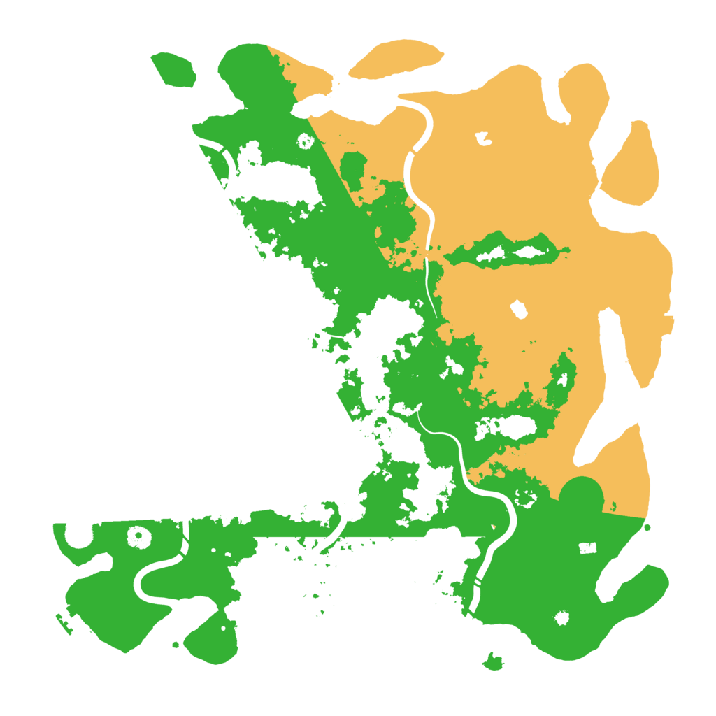Biome Rust Map: Procedural Map, Size: 4500, Seed: 379816739