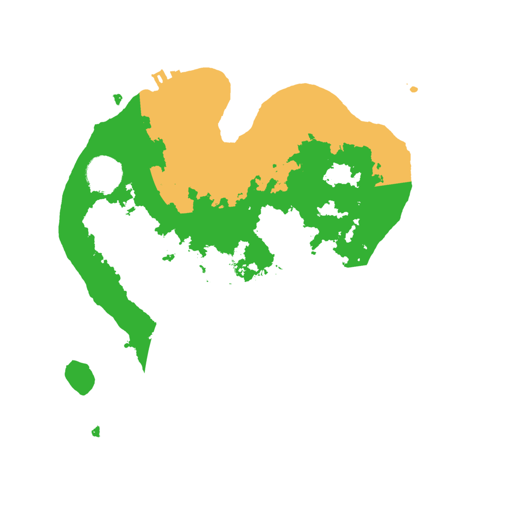 Biome Rust Map: Procedural Map, Size: 2490, Seed: 50000