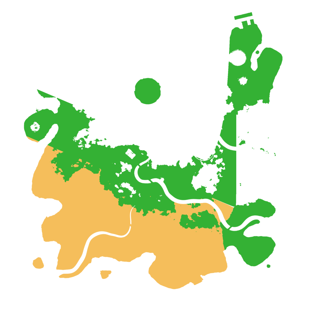 Biome Rust Map: Procedural Map, Size: 3500, Seed: 1296177858
