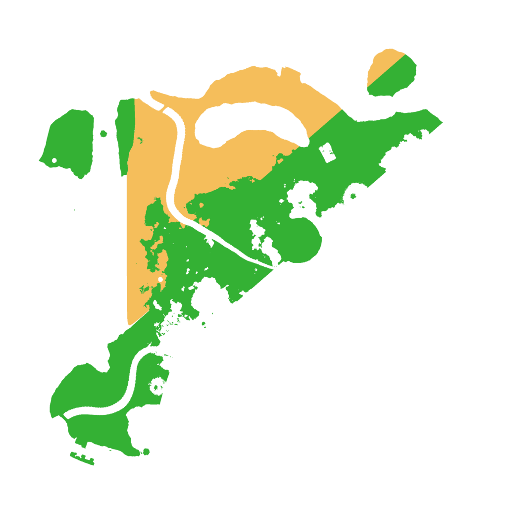 Biome Rust Map: Procedural Map, Size: 3000, Seed: 896856764