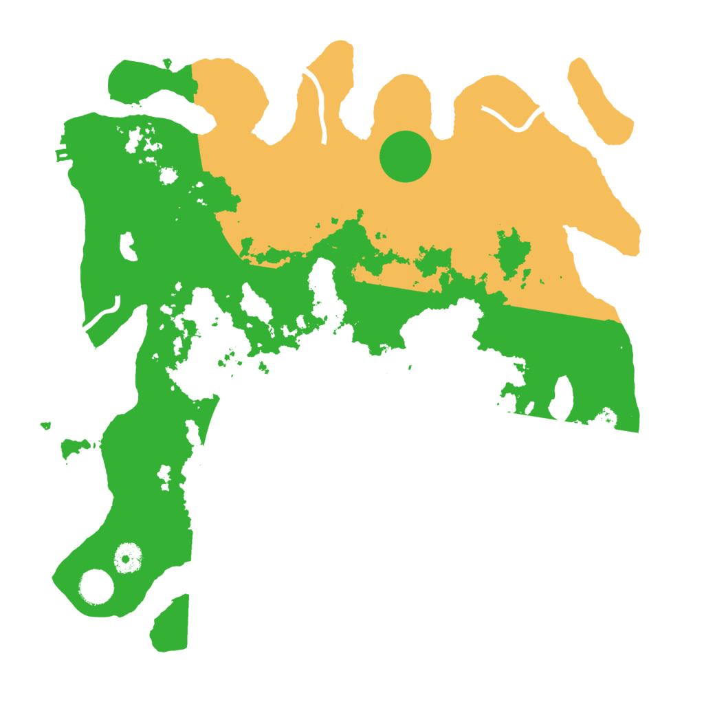 Biome Rust Map: Procedural Map, Size: 3600, Seed: 10403