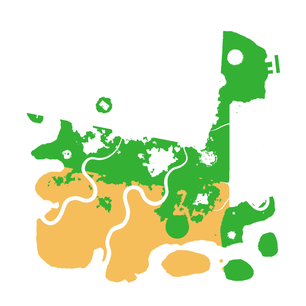 Biome Rust Map: Procedural Map, Size: 3450, Seed: 35245071