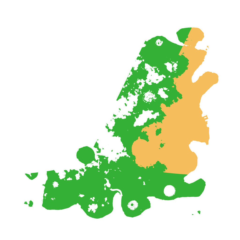 Biome Rust Map: Procedural Map, Size: 3700, Seed: 41497