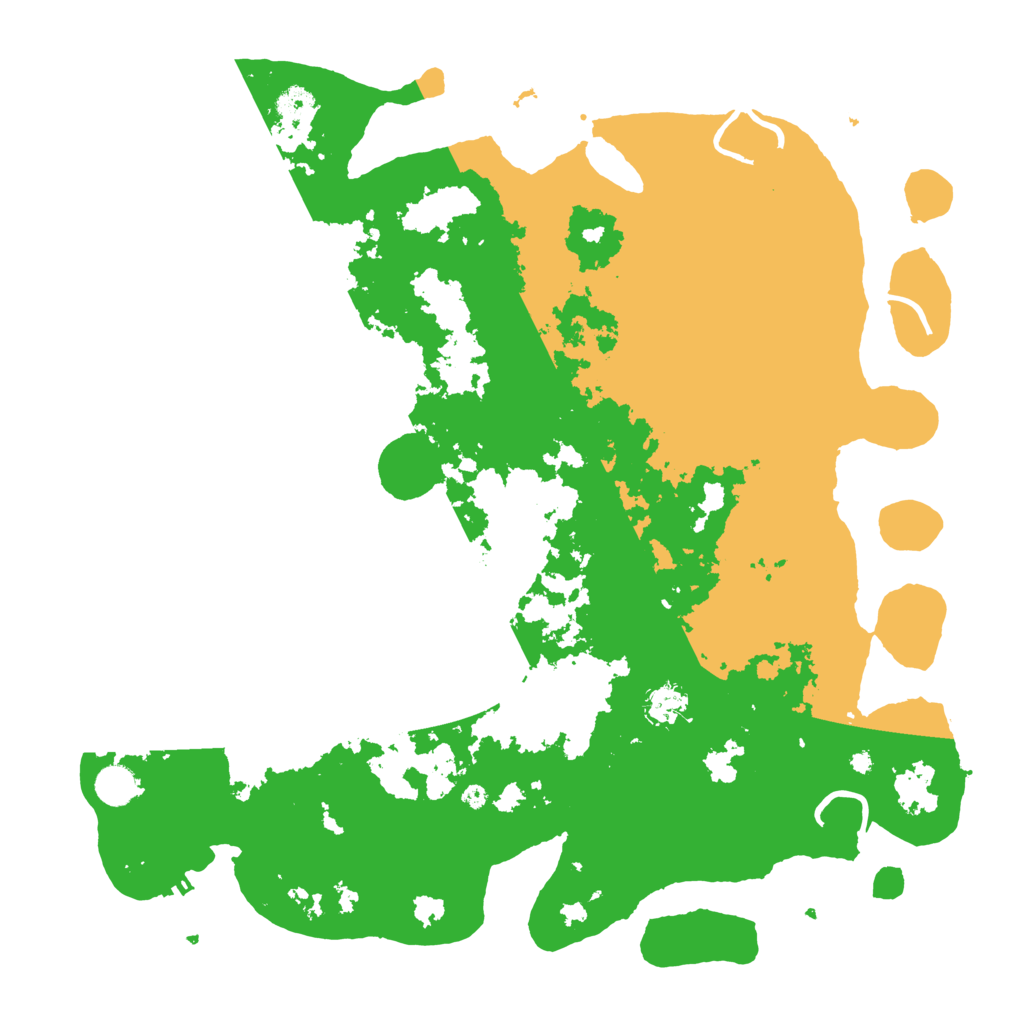 Biome Rust Map: Procedural Map, Size: 4400, Seed: 123456