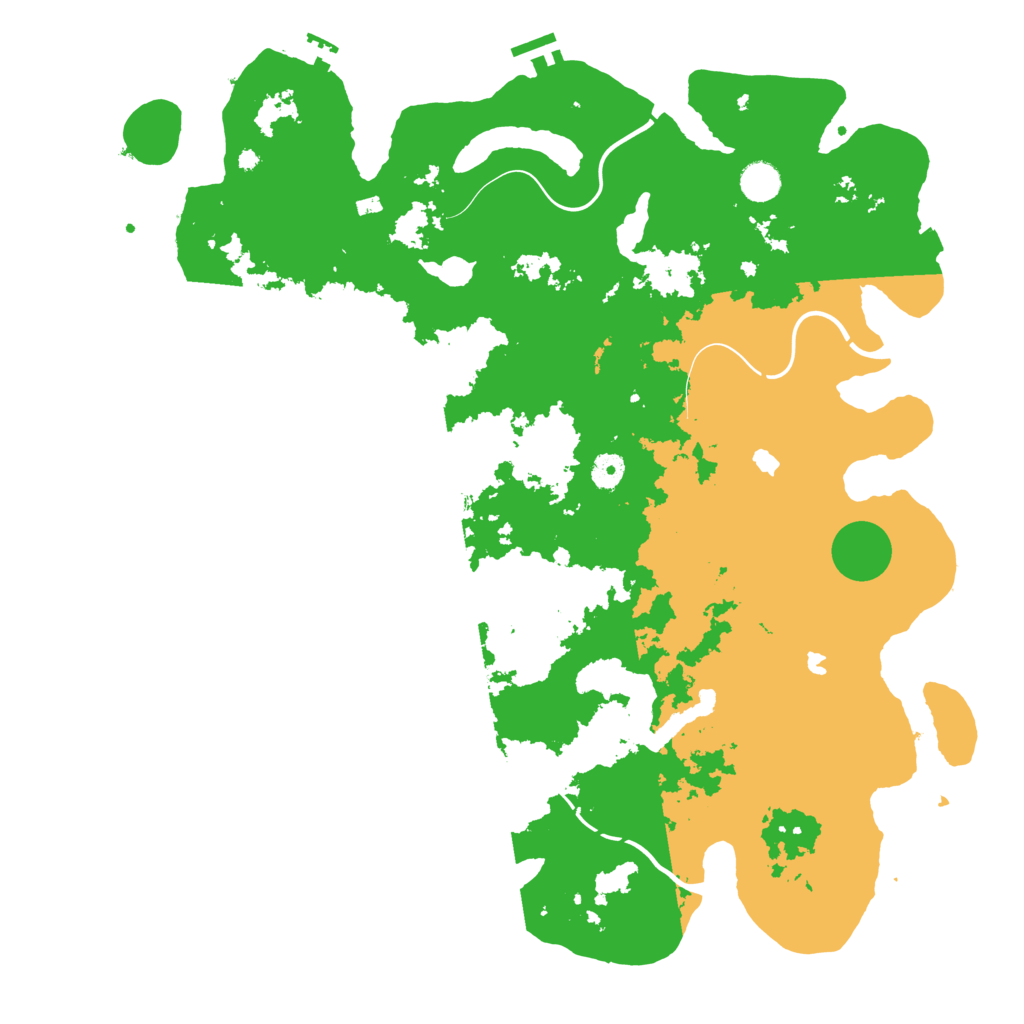 Biome Rust Map: Procedural Map, Size: 4500, Seed: 2017178767