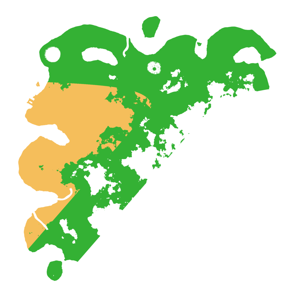 Biome Rust Map: Procedural Map, Size: 3500, Seed: 599557000