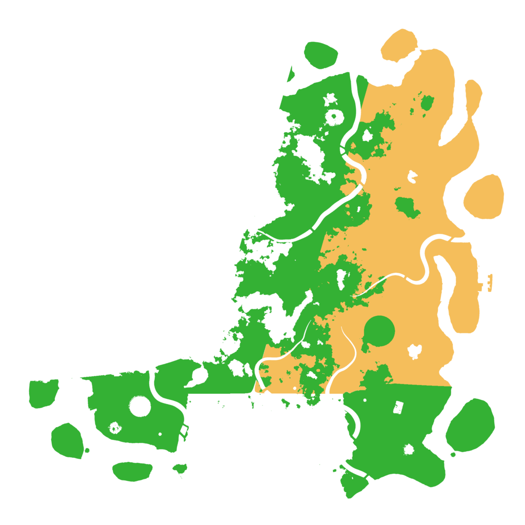 Biome Rust Map: Procedural Map, Size: 4500, Seed: 1307065924