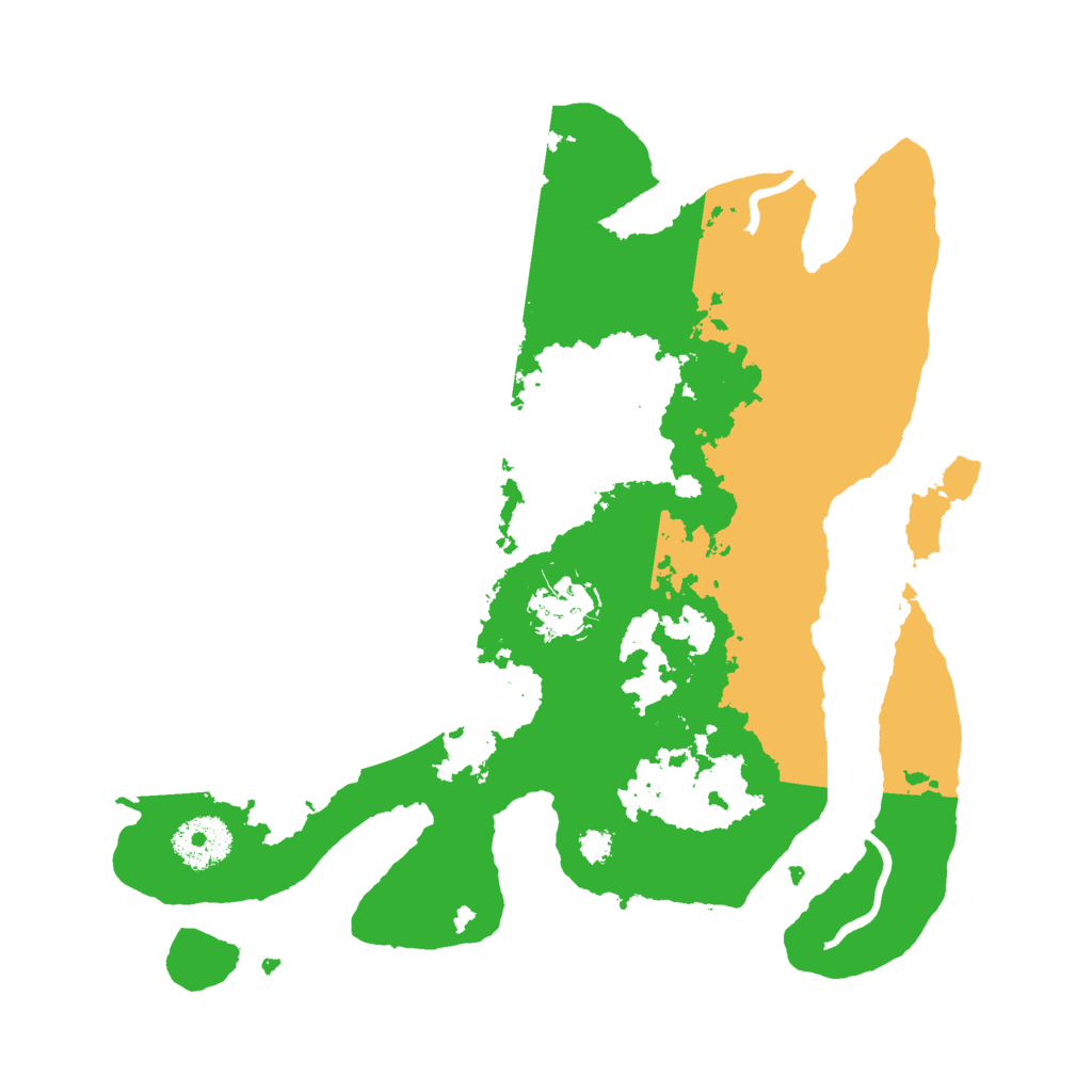 Biome Rust Map: Procedural Map, Size: 3000, Seed: 82167