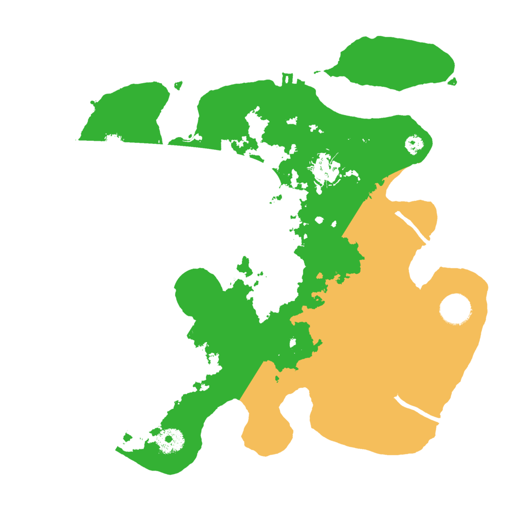Biome Rust Map: Procedural Map, Size: 3000, Seed: 76123