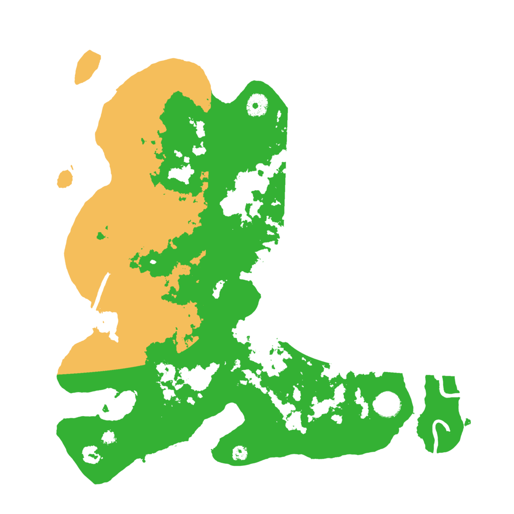 Biome Rust Map: Procedural Map, Size: 3500, Seed: 496143757