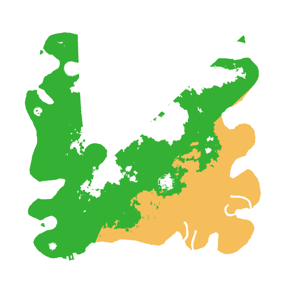 Biome Rust Map: Procedural Map, Size: 3500, Seed: 2011834845