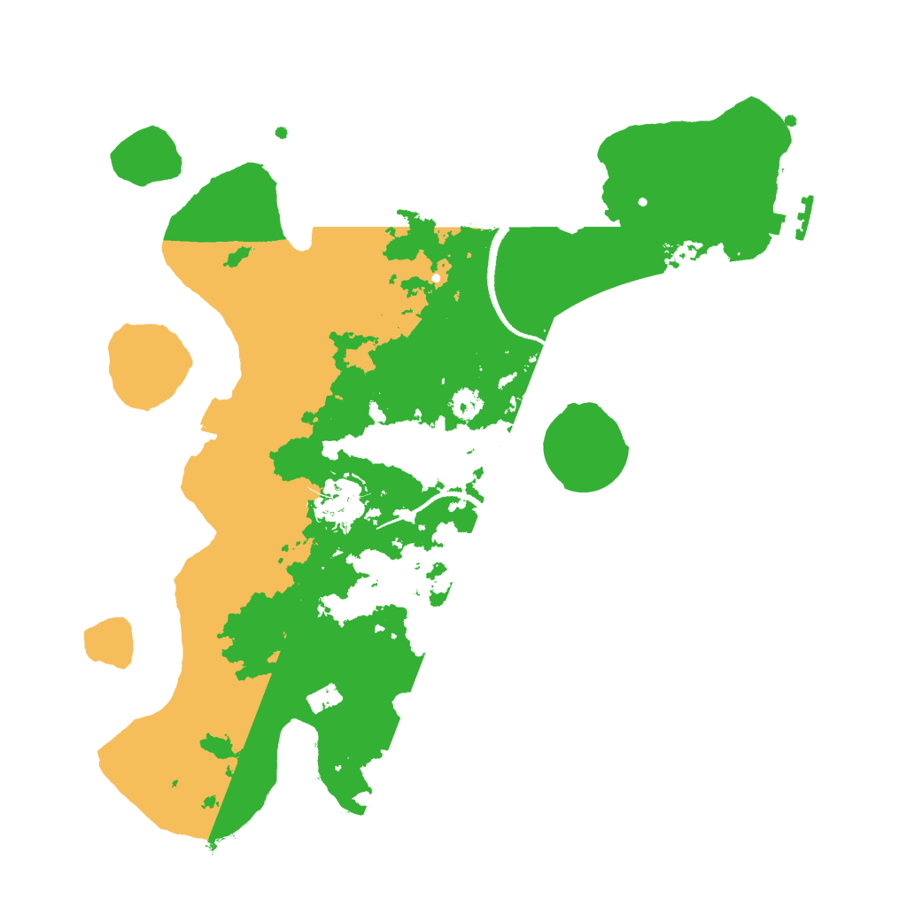 Biome Rust Map: Procedural Map, Size: 3000, Seed: 1279346566