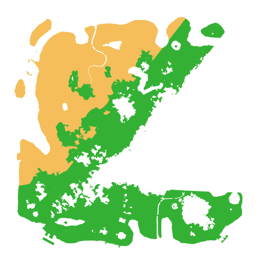 Biome Rust Map: Procedural Map, Size: 4250, Seed: 131473871