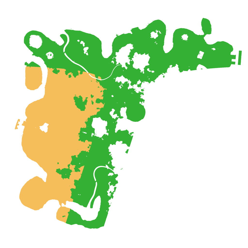 Biome Rust Map: Procedural Map, Size: 3500, Seed: 789471361