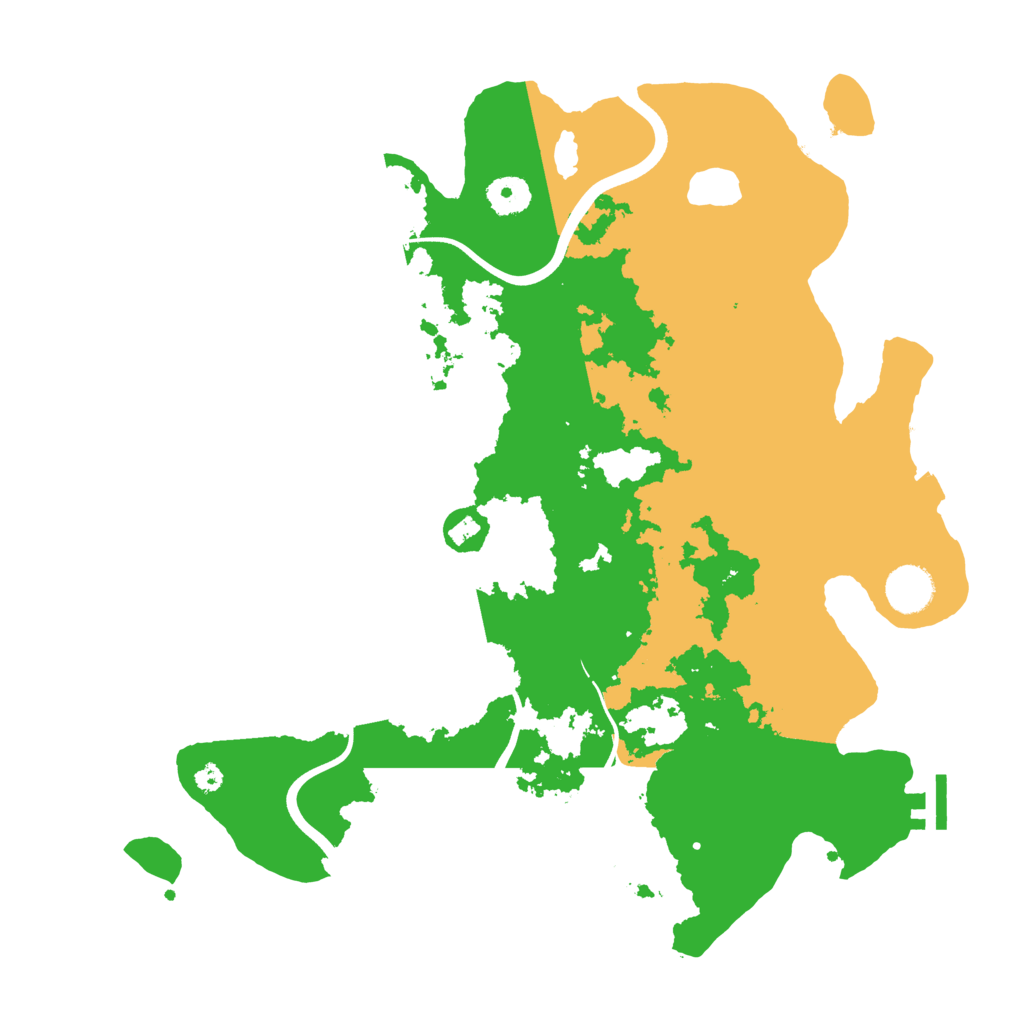 Biome Rust Map: Procedural Map, Size: 3750, Seed: 39456562