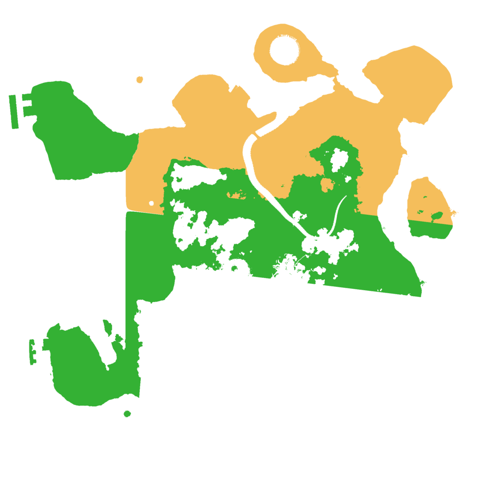 Biome Rust Map: Procedural Map, Size: 3000, Seed: 2017363765