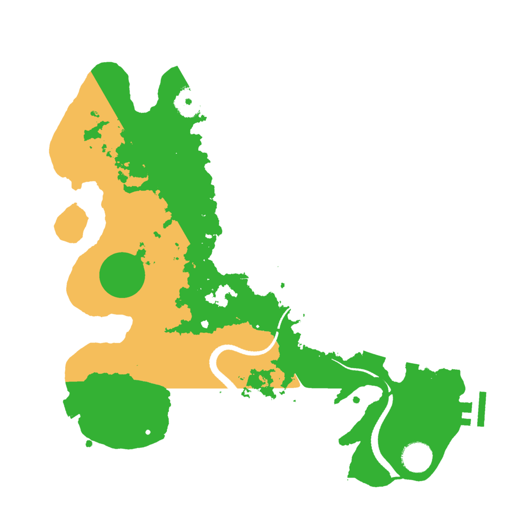 Biome Rust Map: Procedural Map, Size: 3000, Seed: 10733377