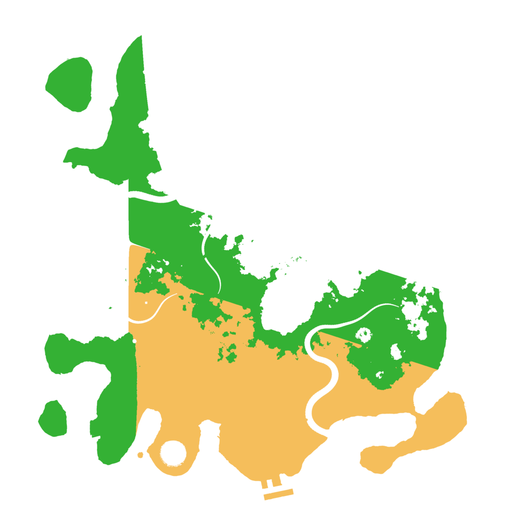 Biome Rust Map: Procedural Map, Size: 3500, Seed: 258997634