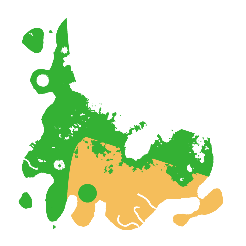 Biome Rust Map: Procedural Map, Size: 3500, Seed: 258997634