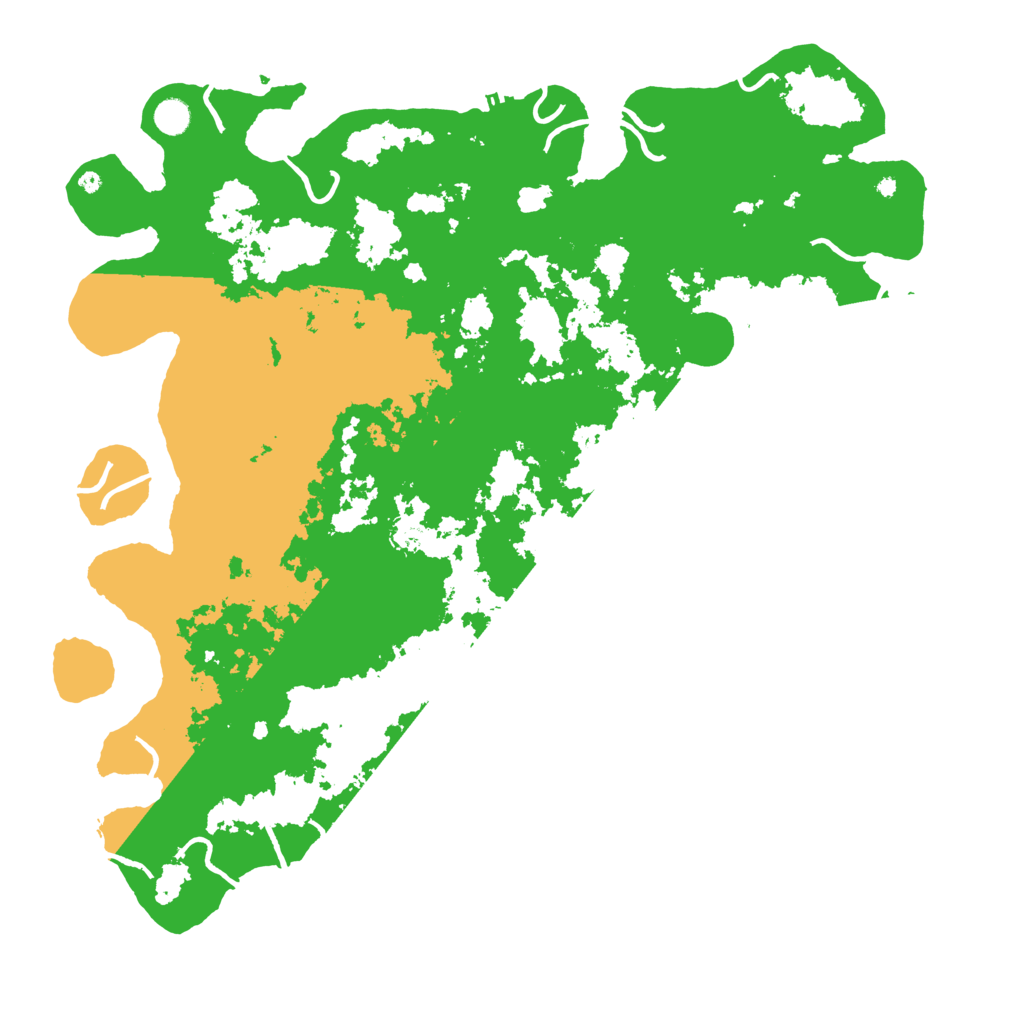 Biome Rust Map: Procedural Map, Size: 5000, Seed: 256498937